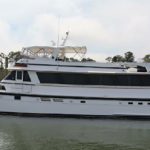 1988 White Hatteras 80 Cockpit Cabin Cruiser (Hilton Head Island, SC) For Sale on cabincruiserforsale.com - Boost Your Ad  