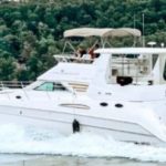 1997 White 45’3″ Sea Ray 420 Cabin Cruiser (Rogers, AR) For Sale on cabincruiserforsale.com - Boost Your Ad  